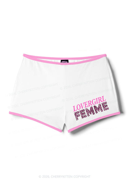 Lovergirl Femme Pride Y2K Booty Shorts Cherrykitten