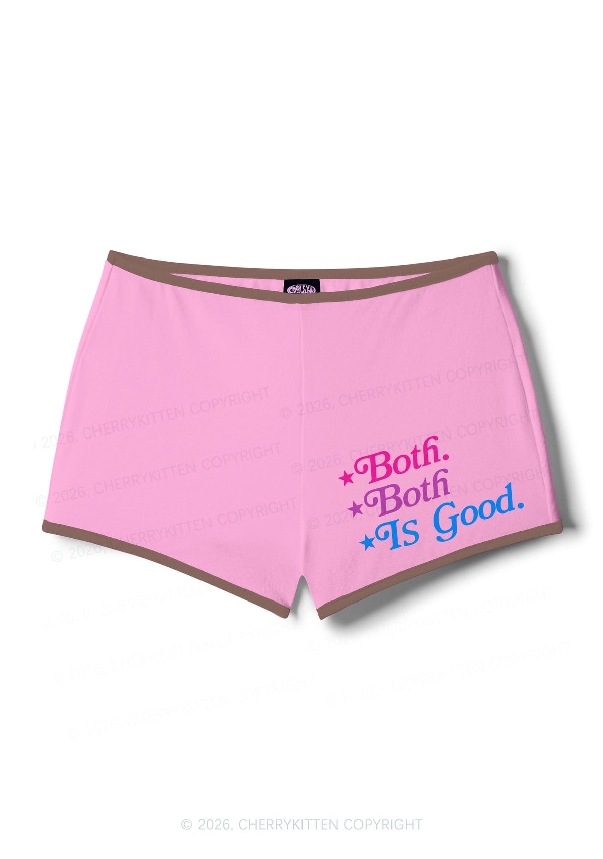 Both Is Good Pride Y2K Booty Shorts Cherrykitten