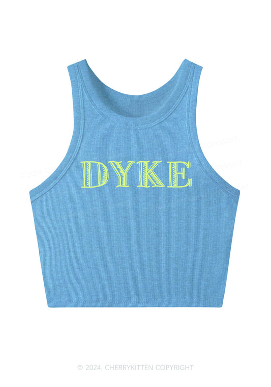 DYKE Y2K Crop Tank Top Cherrykitten