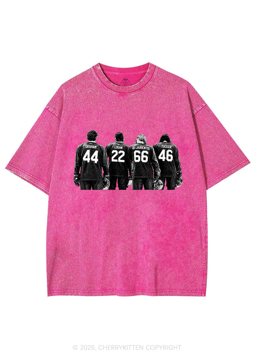 Hockey Crew Y2K Shirts Washed Tee Cherrykitten