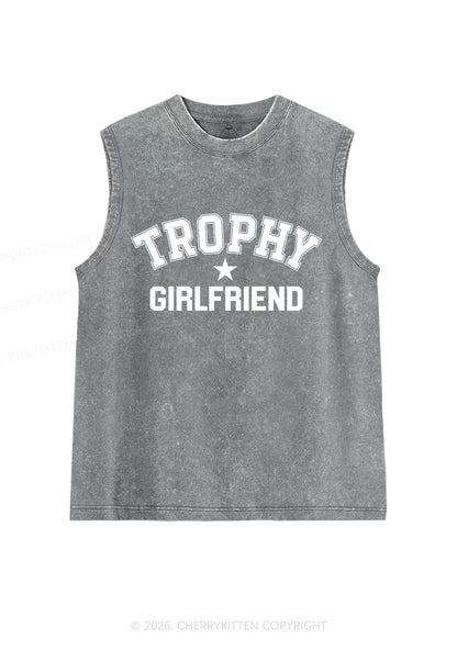 Trophy Girlfriend Y2K Washed Muscle Tank Cherrykitten