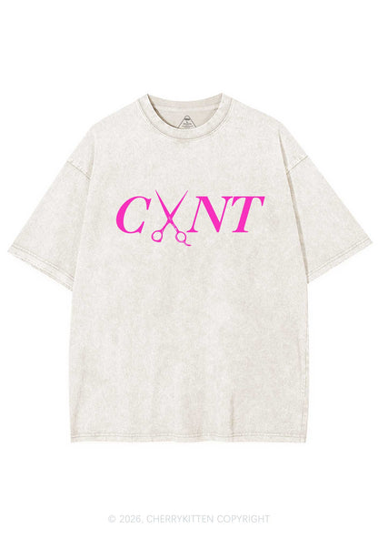 Pink Scissors Cxxt Pride Y2K Shirts Washed Tee Cherrykitten