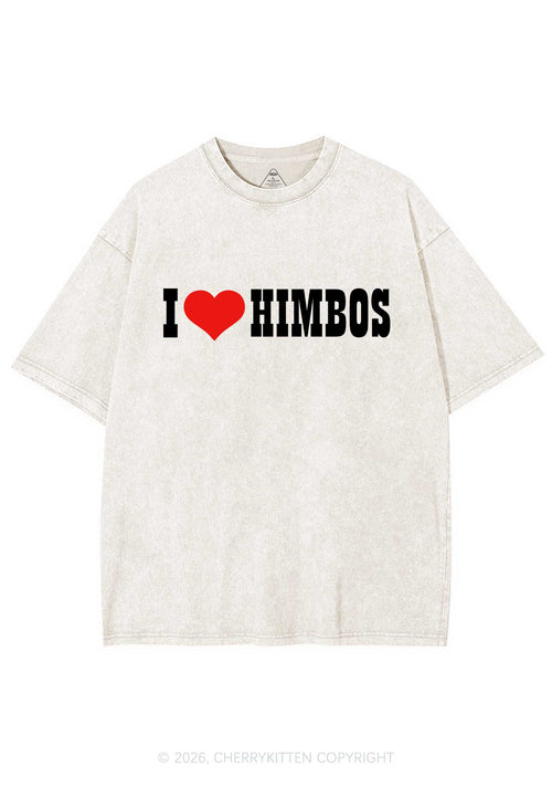 I Love Himbos Y2K Shirts Washed Tee Cherrykitten