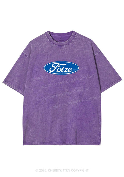 Fotze Y2K Shirts Washed Tee Cherrykitten