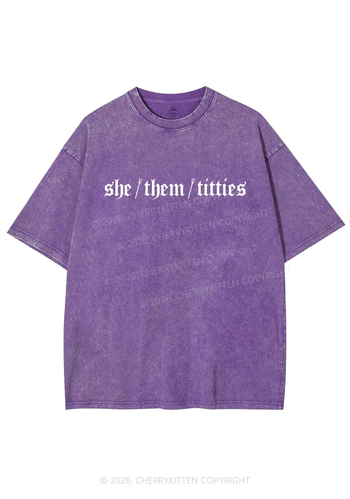 She Them Txtties Pride Y2K Shirts Washed Tee Cherrykitten