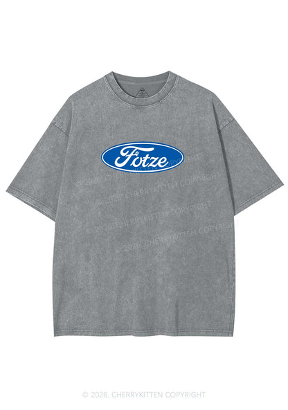 Fotze Y2K Shirts Washed Tee Cherrykitten