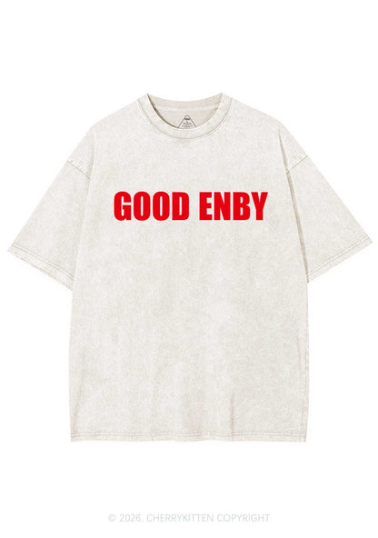 Good Enby Pride Y2K Shirts Washed Tee Cherrykitten