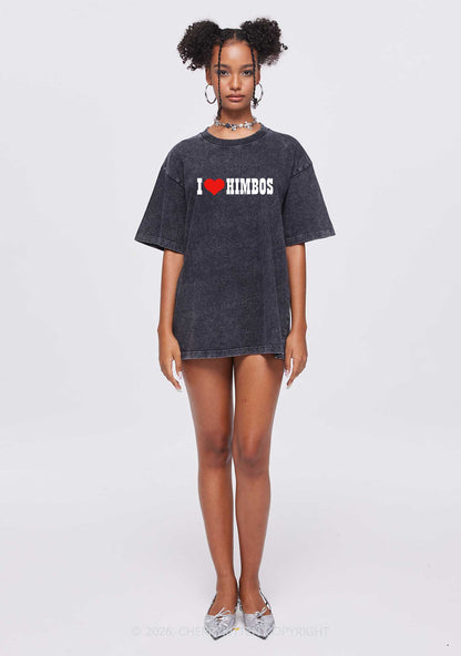 I Love Himbos Y2K Shirts Washed Tee Cherrykitten