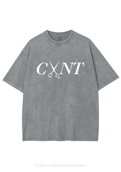 Pink Scissors Cxxt Pride Y2K Shirts Washed Tee Cherrykitten