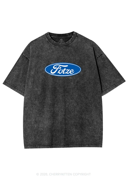 Fotze Y2K Shirts Washed Tee Cherrykitten