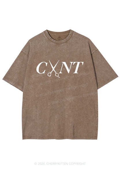 Pink Scissors Cxxt Pride Y2K Shirts Washed Tee Cherrykitten