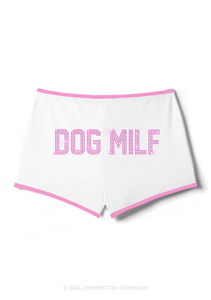 Rhinestone Dog Mxxf Y2K Booty Shorts Cherrykitten