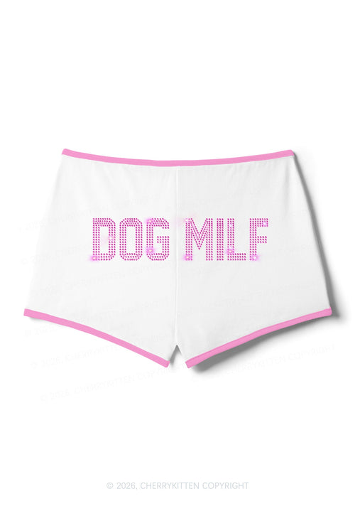 Rhinestone Dog Mxxf Y2K Booty Shorts Cherrykitten