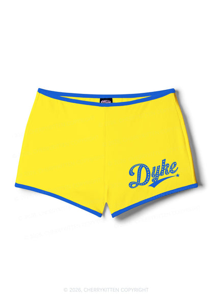 Pink Dyke Pride Y2K Booty Shorts Cherrykitten
