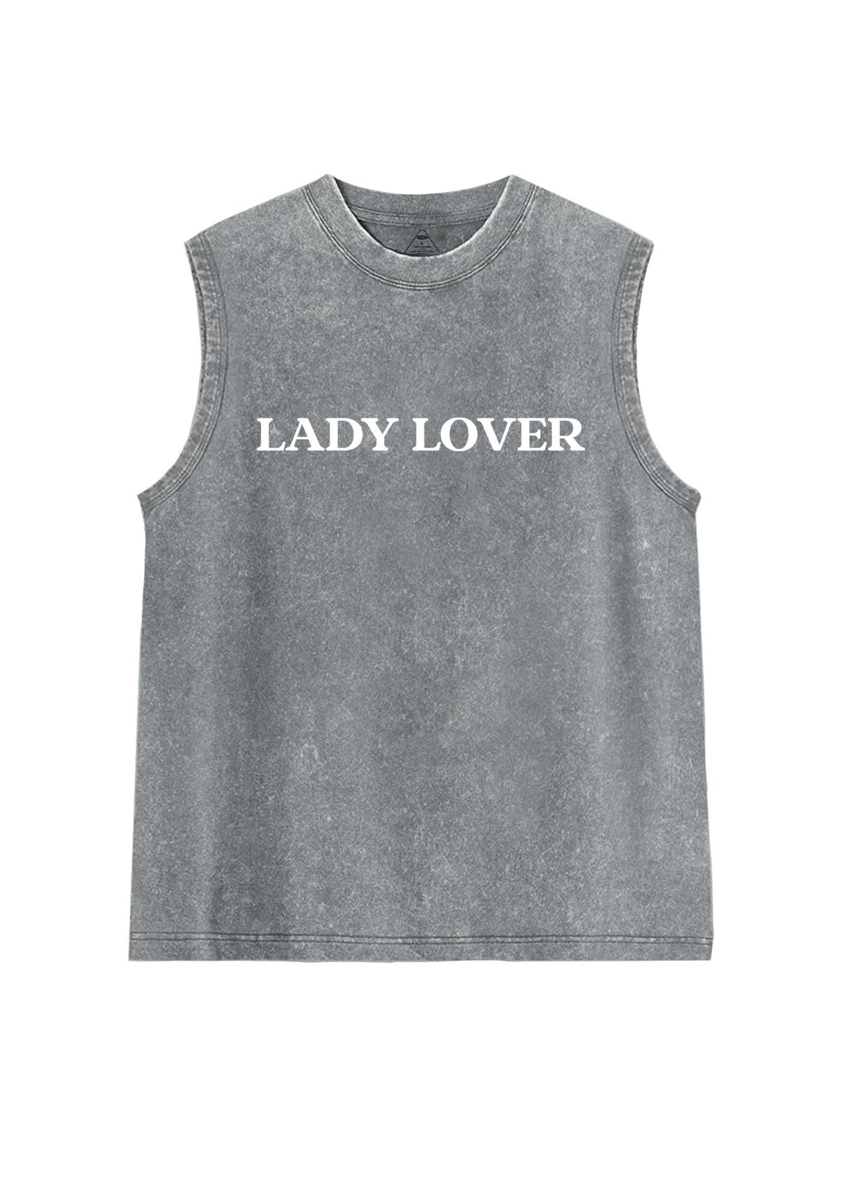 Lady Lover Pride Y2K Washed Muscle Tank Cherrykitten