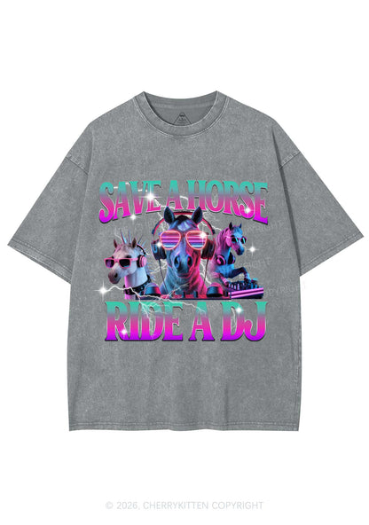 Save DJ Horse Y2K Shirts Washed Tee Cherrykitten