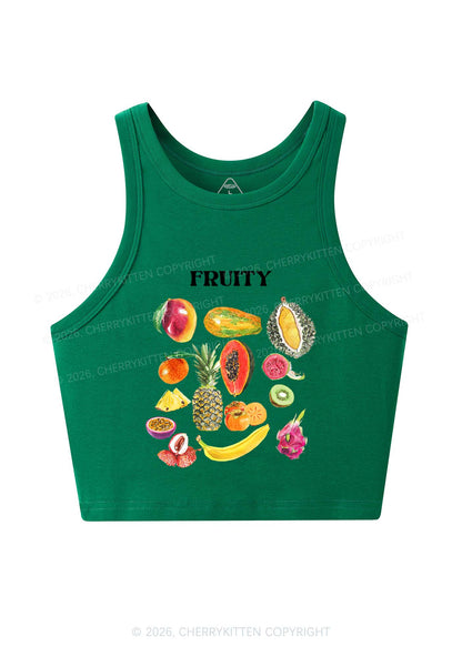 Fruity Y2K Crop Tank Top Cherrykitten