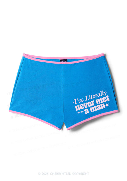 Never Met A Man Pride Y2K Booty Shorts Cherrykitten