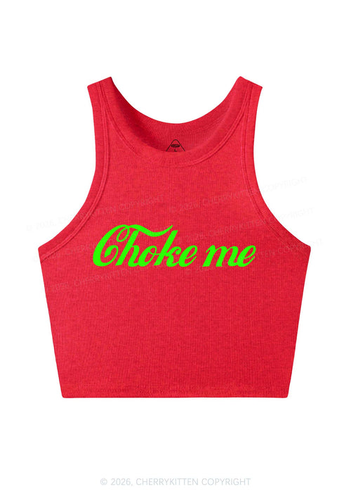 Choke Me Y2K Crop Tank Top Cherrykitten