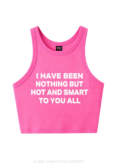 I Have Been Hot And Smart Y2K Crop Tank Top Cherrykitten