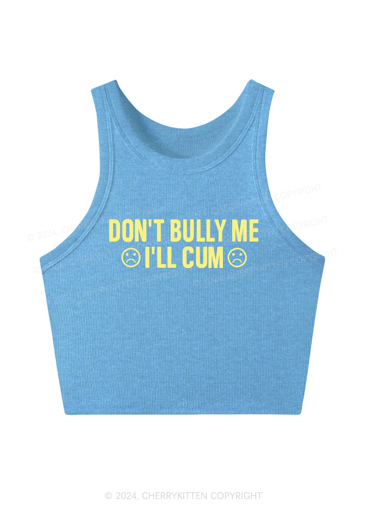 Don't Bully Me Y2K Crop Tank Top Cherrykitten