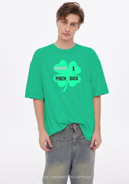 I Pinch Back St Patricks Y2K Shirts Washed Tee Cherrykitten