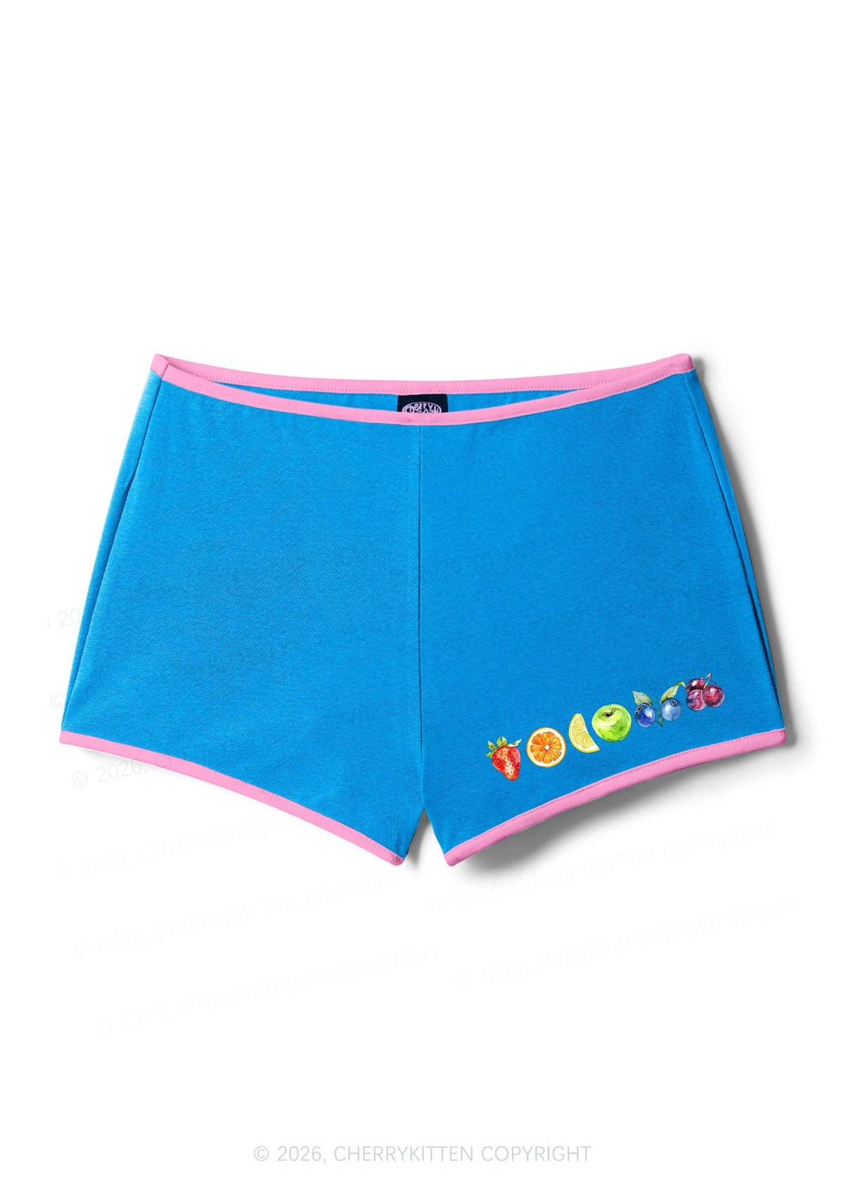 Six Fruity Pride Y2K Booty Shorts Cherrykitten