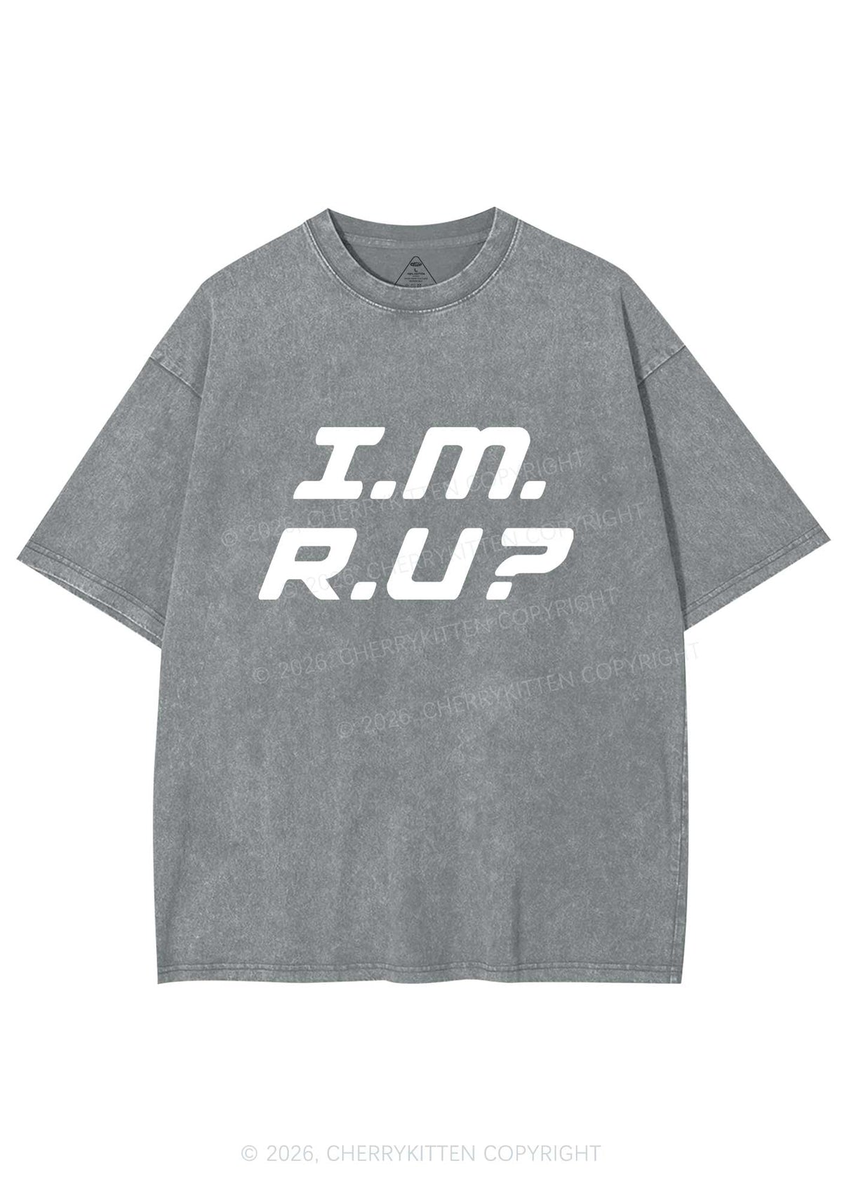 Im Ru Pride Y2K Shirts Washed Tee Cherrykitten