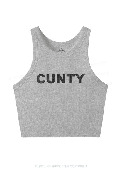 Cunty Y2K Crop Tank Top Cherrykitten