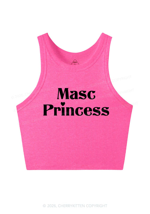 Masc Princess Pride Y2K Crop Tank Top Cherrykitten