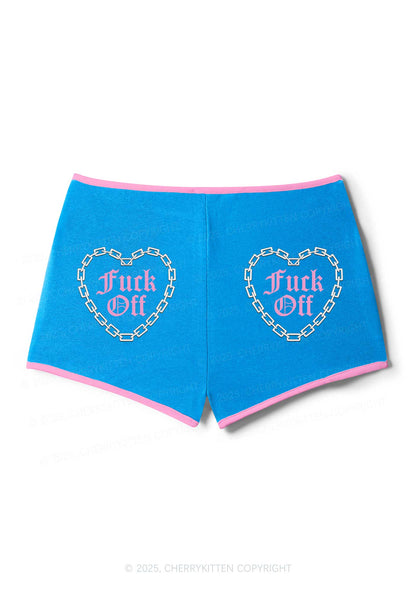 Fxxk Off Y2K Booty Shorts Cherrykitten