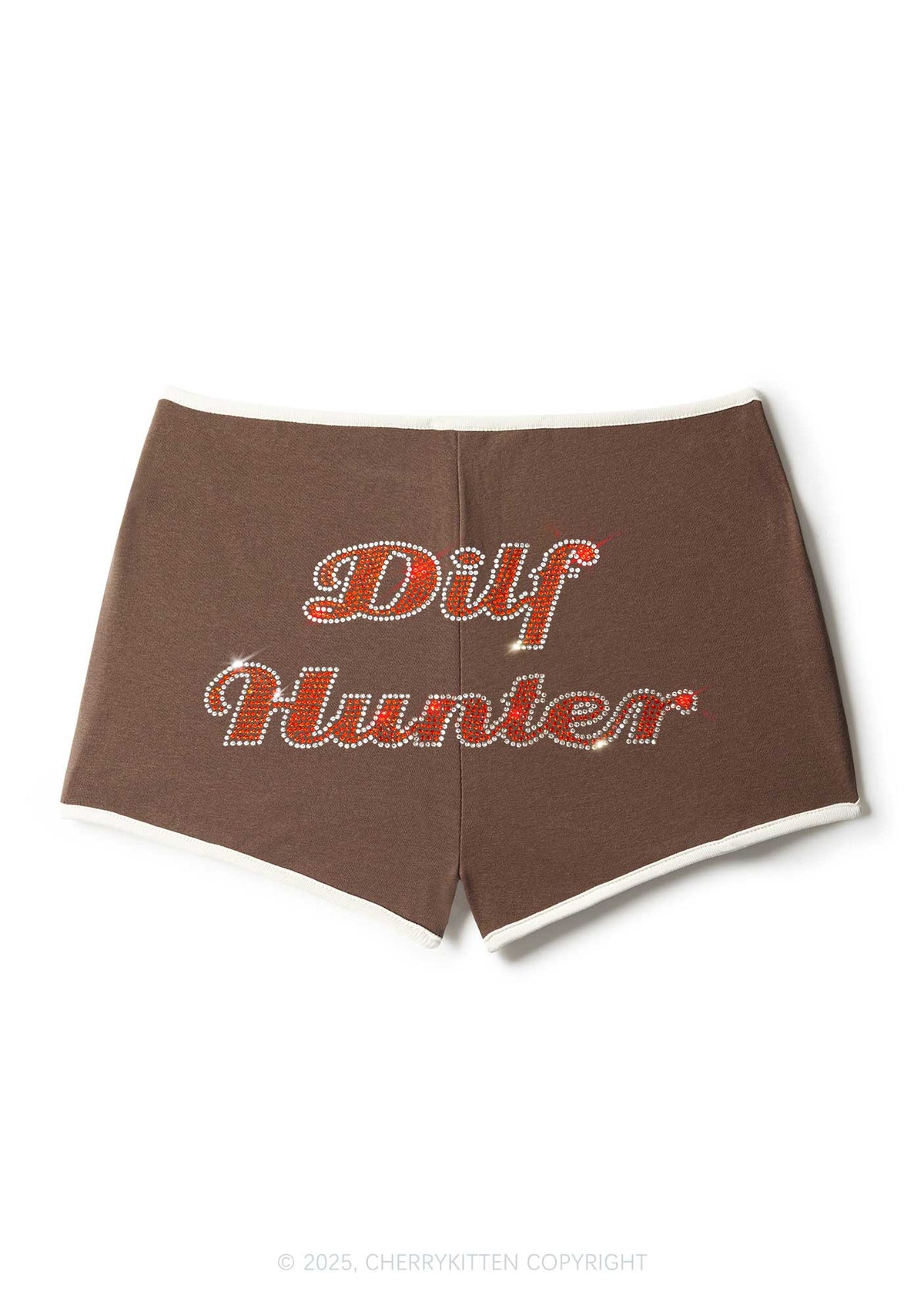 Rhinestone Green Hunter Y2K Booty Shorts Cherrykitten