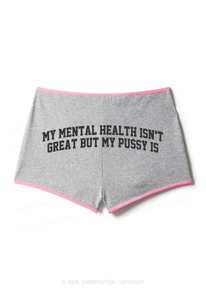 Great Mental Health Y2K Booty Shorts Cherrykitten