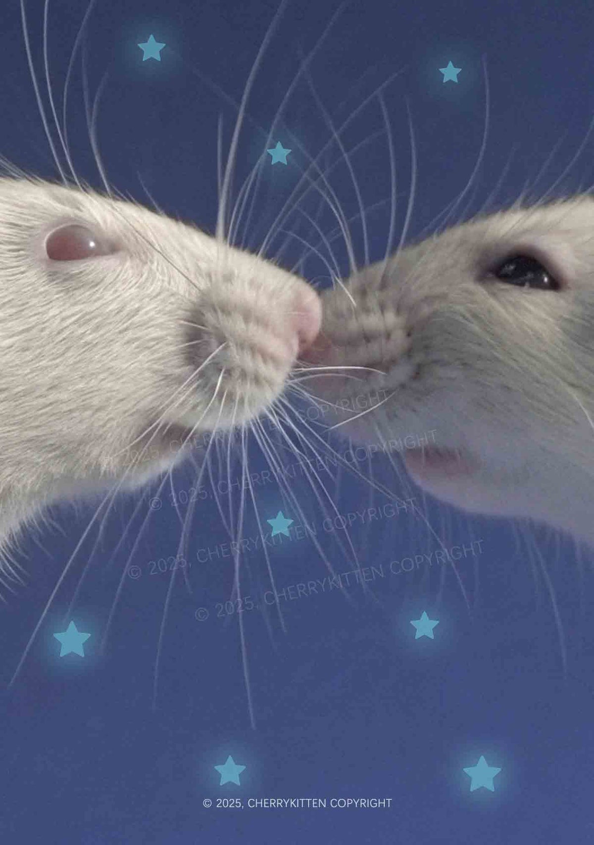 Kissing Rats Y2K Mesh Crop Top Cherrykitten