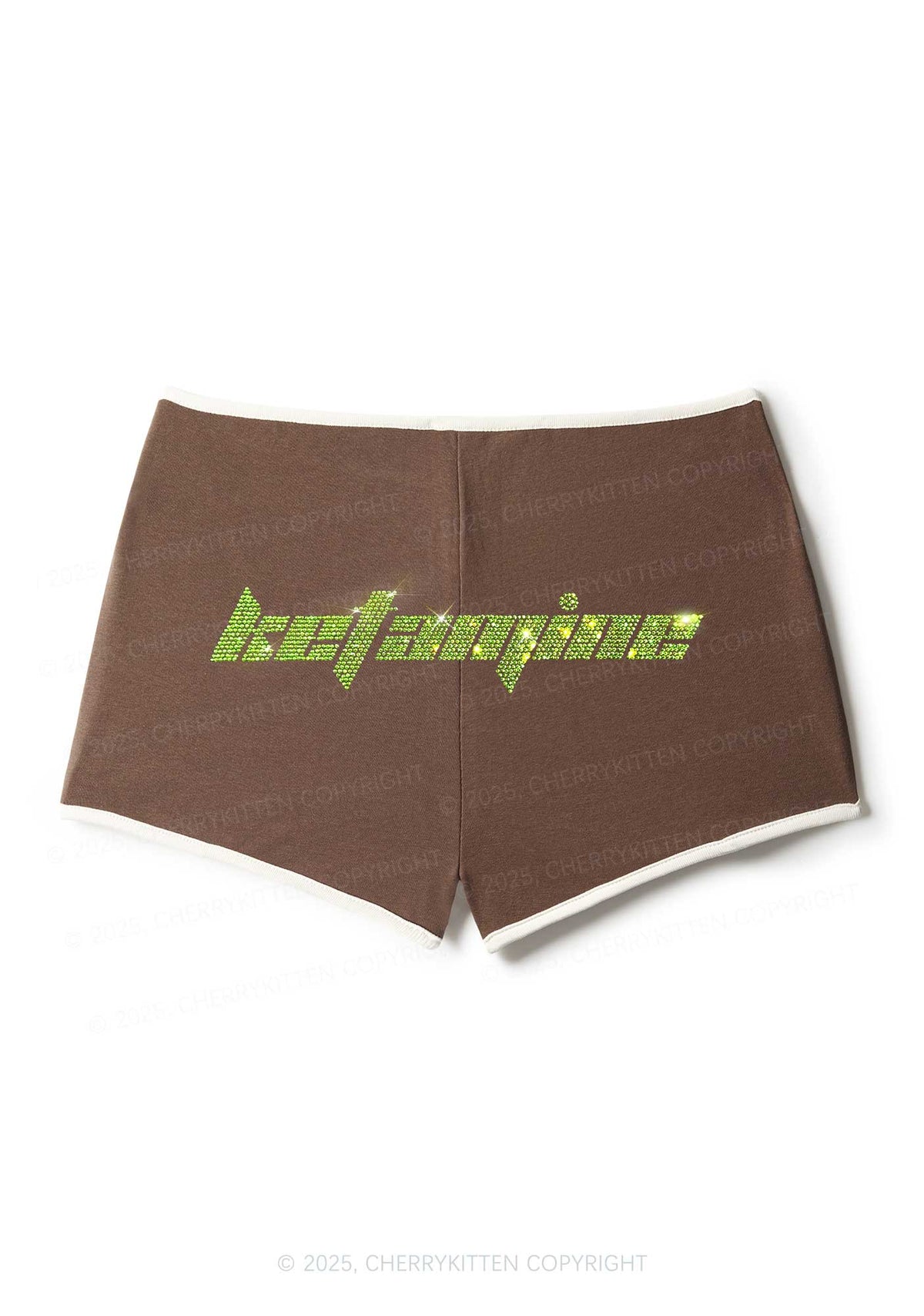 Rhinestone Ketamxxe Y2K Booty Shorts Cherrykitten