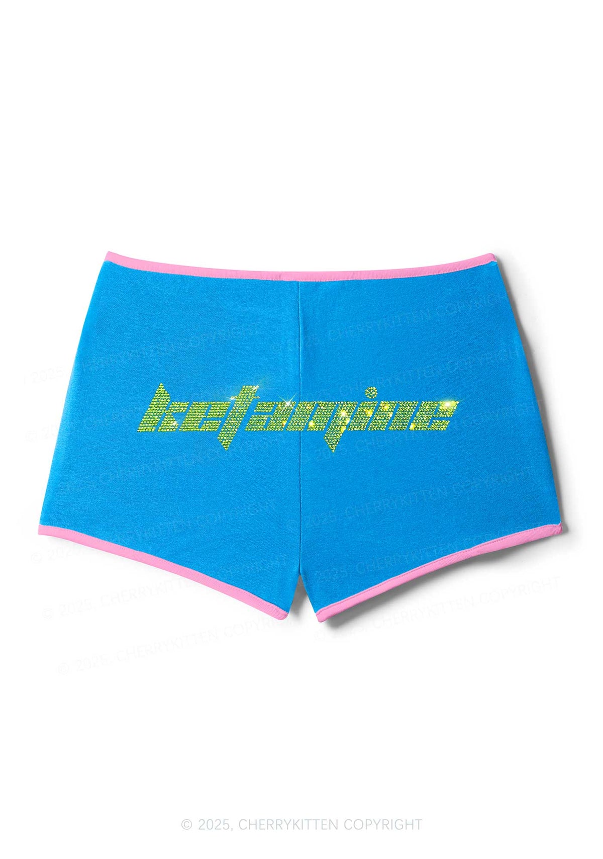 Rhinestone Ketamxxe Y2K Booty Shorts Cherrykitten