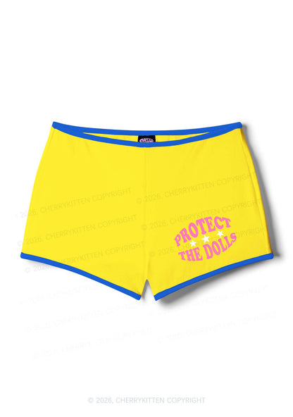 Protect The Dolls Pride Y2K Booty Shorts Cherrykitten