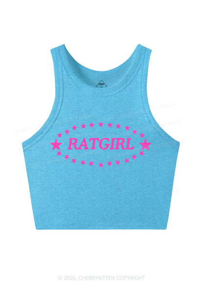 Ratgirl Star Y2K Crop Tank Top Cherrykitten