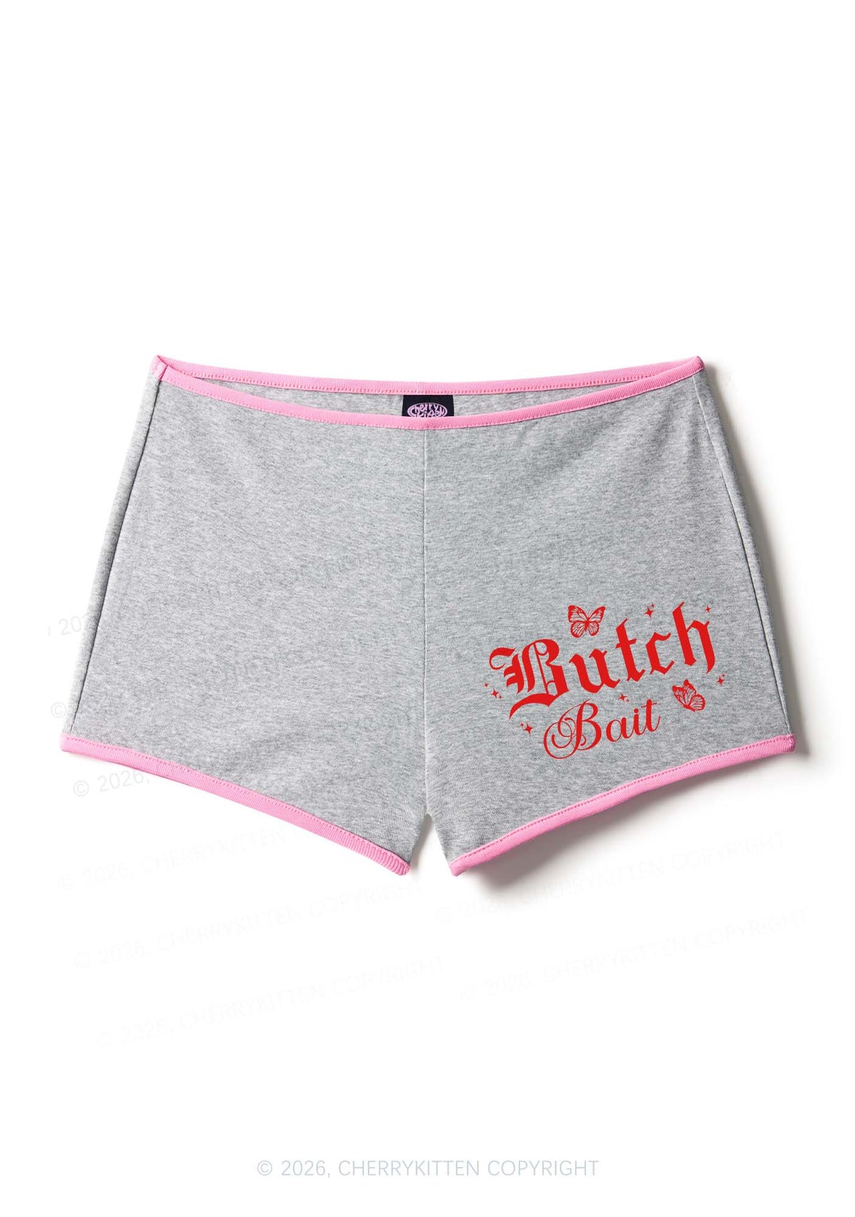 Butch Bait Pride Y2K Booty Shorts Cherrykitten