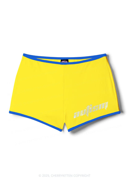 Rhinestone Mini Autism Y2K Booty Shorts Cherrykitten