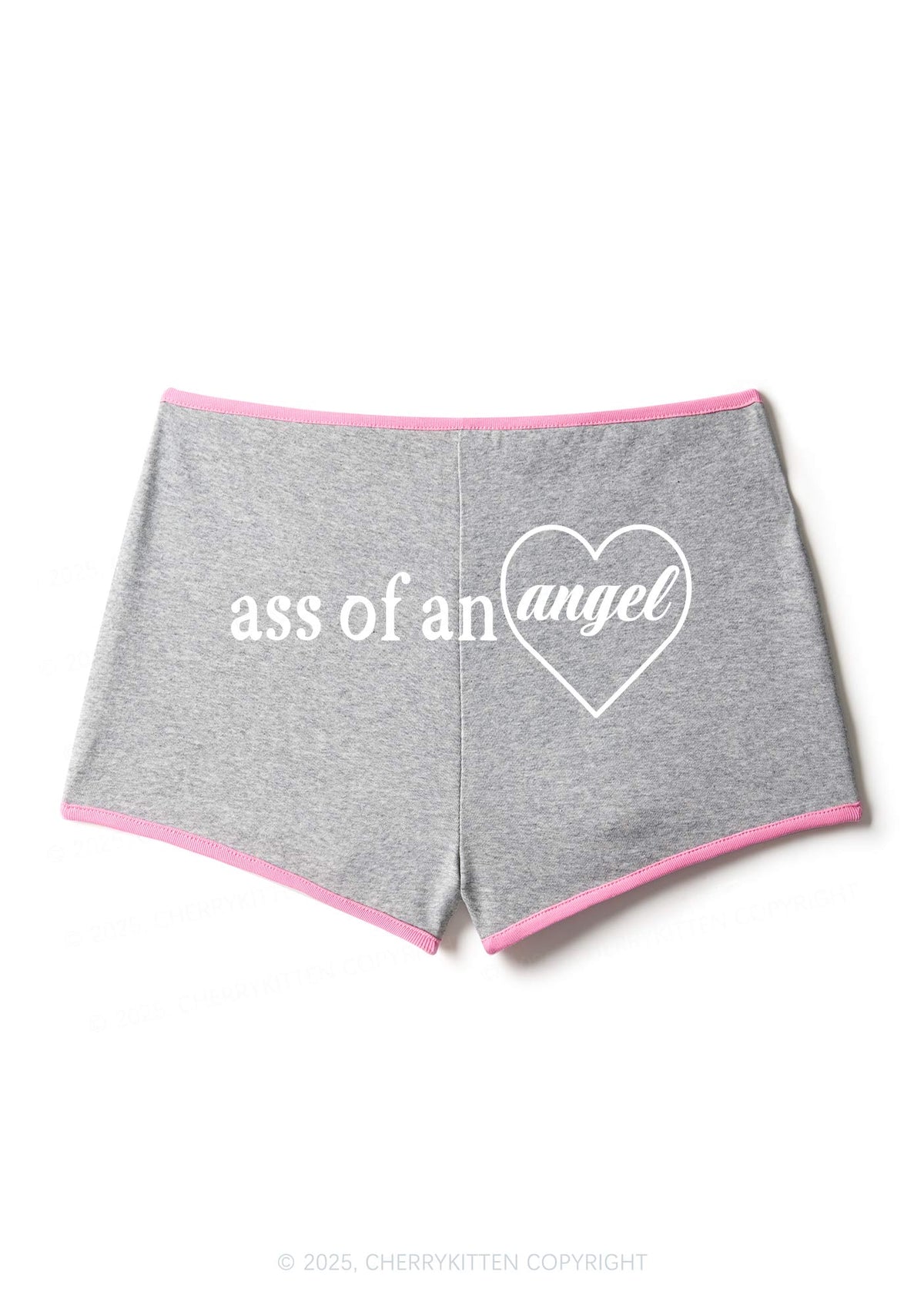 Axx Of An Angel Y2K Contrast Mini Shorts Cherrykitten