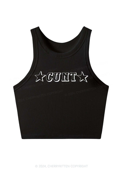 Star Count Y2K Crop Tank Top Cherrykitten