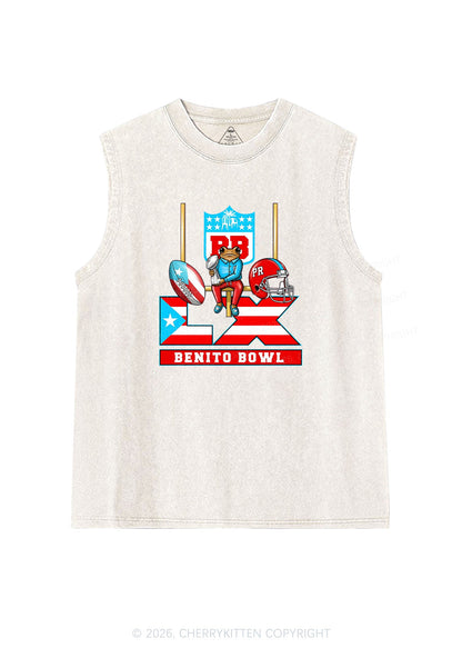 Pink Frog Y2K Washed Muscle Tank Cherrykitten
