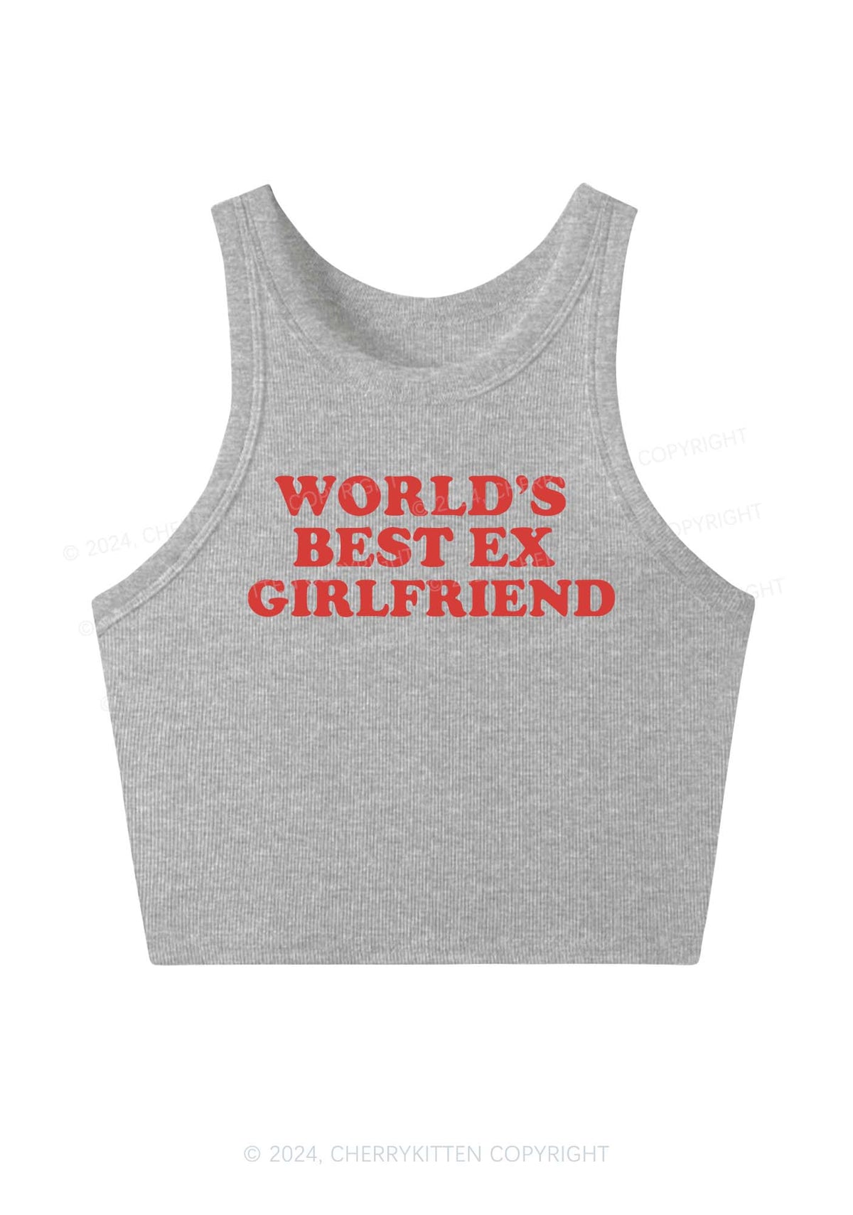 Best Ex Girlfriend Y2K Crop Tank Top Cherrykitten