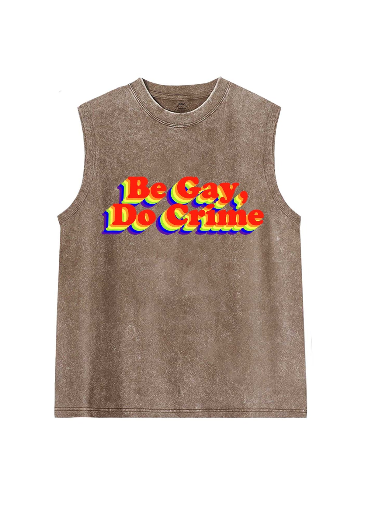 Be Gay Do Crxme Y2K Washed Muscle Tank Cherrykitten