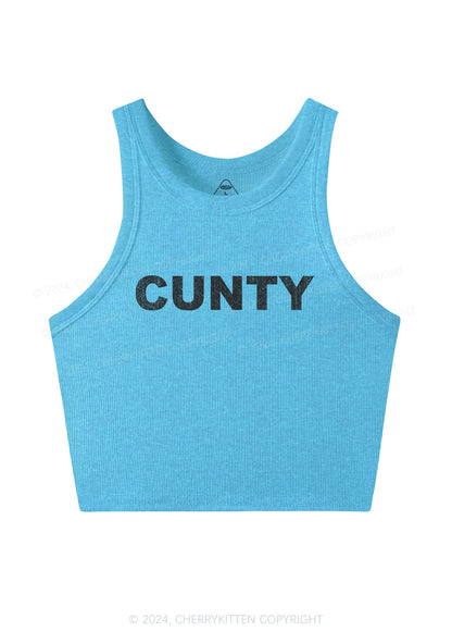 Cunty Y2K Crop Tank Top Cherrykitten