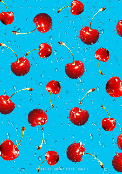 Fresh Cherry Y2K Mesh Crop Top Cherrykitten