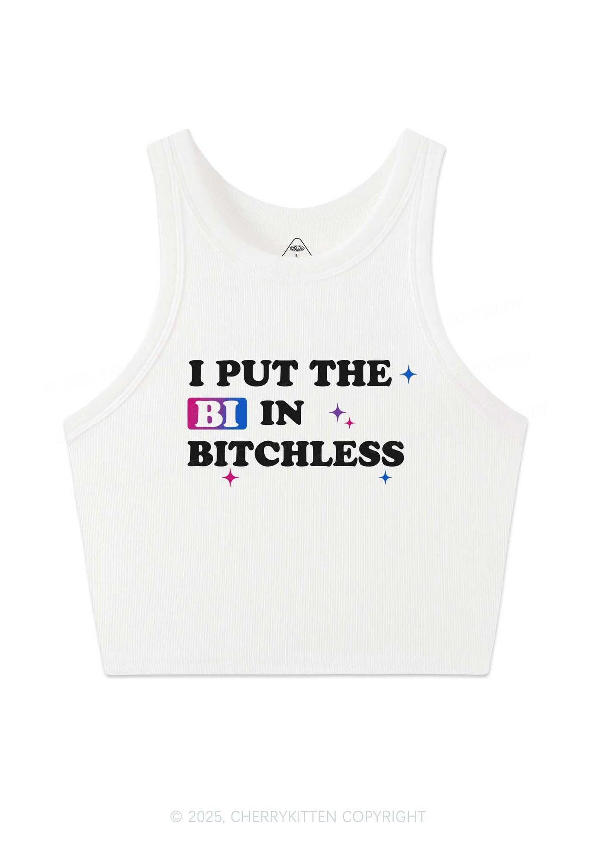 Put BI In Bxxchless Pride Y2K Crop Tank Top Cherrykitten