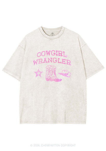 Rhinestone Cowgirl Wrangler Boots Pride Y2K Shirts Washed Tee Cherrykitten