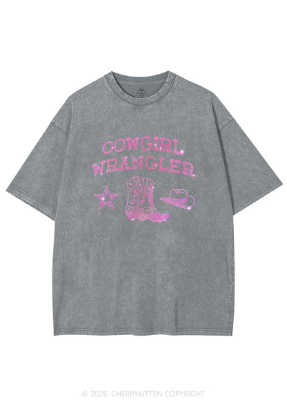 Rhinestone Cowgirl Wrangler Boots Pride Y2K Shirts Washed Tee Cherrykitten